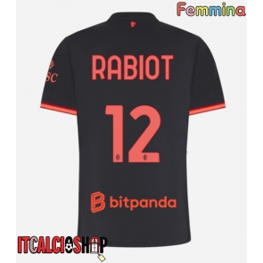 AC Milan Adrien Rabiot #12 Terza Maglia Femmina 2026-27 Manica Corta